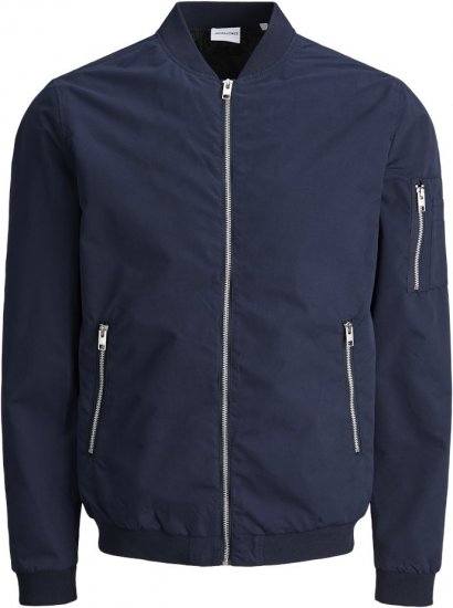 Jack & Jones RUSH Bomber Jacket Navy Blazer - Jakker - Store jakker - 2XL-12XL