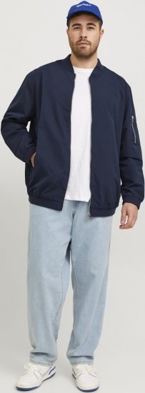 Jack & Jones RUSH Bomber Jacket Navy Blazer - Jakker - Store jakker - 2XL-12XL