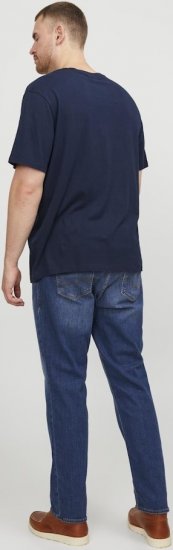 Jack & Jones CORP Logo T-Shirt Navy Blazer - T-skjorter - Store T-skjorter - 2XL-14XL