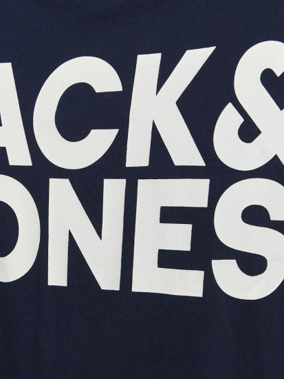 Jack & Jones CORP Logo T-Shirt Navy Blazer - T-skjorter - Store T-skjorter - 2XL-14XL