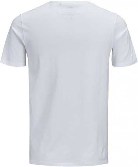Jack & Jones JJECORP LOGO T-Shirt White - T-skjorter - Store T-skjorter - 2XL-14XL