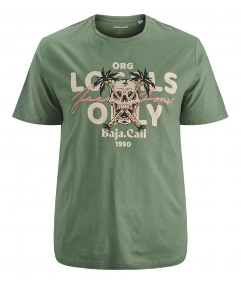 Jack & Jones Summerskull T-Shirt Sea Spray - T-skjorter - Store T-skjorter - 2XL-14XL