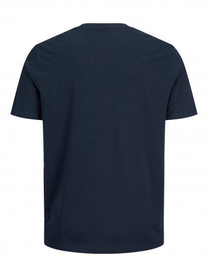 Jack & Jones JJELOGO TEE Navy - T-skjorter - Store T-skjorter - 2XL-14XL