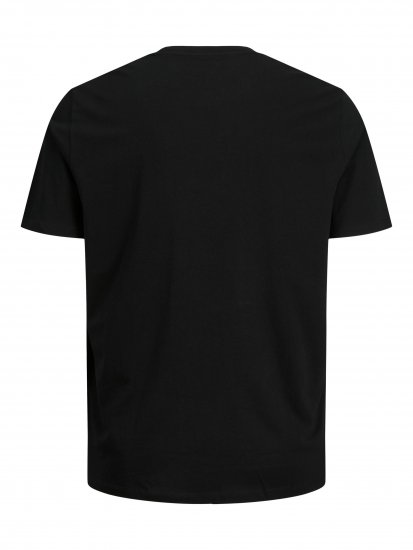 Jack & Jones JJELOGO TEE Black - T-skjorter - Store T-skjorter - 2XL-14XL