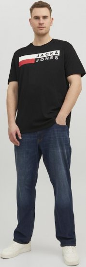 Jack & Jones CORP Logo T-Shirt Black/PLAY 4 - T-skjorter - Store T-skjorter - 2XL-14XL