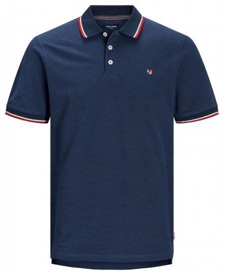 Jack & Jones JPRWINBLU Poloshirt Navy Blazer - Polo- & piqueskjorter - Poloskjorte i store størrelser - 2XL-8XL