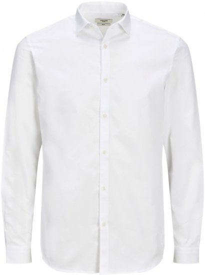 Jack & Jones CARDIFF Dress Shirt White - Skjorter - Store skjorter - 2XL-8XL