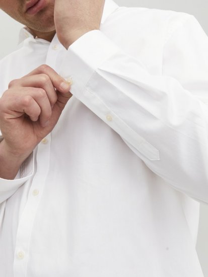 Jack & Jones CARDIFF Dress Shirt White - Skjorter - Store skjorter - 2XL-8XL