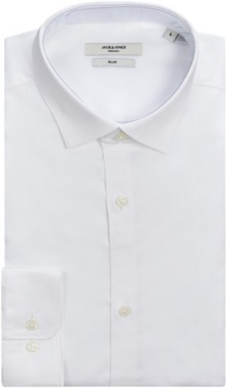 Jack & Jones CARDIFF Dress Shirt White - Skjorter - Store skjorter - 2XL-8XL