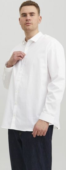 Jack & Jones CARDIFF Dress Shirt White - Skjorter - Store skjorter - 2XL-8XL