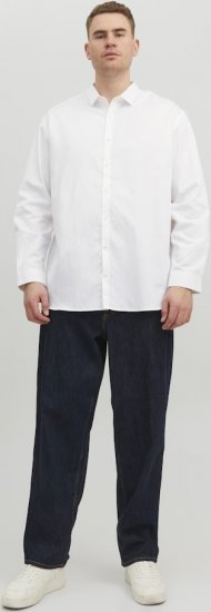Jack & Jones CARDIFF Dress Shirt White - Skjorter - Store skjorter - 2XL-8XL