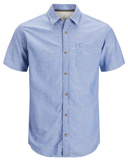 Jack & Jones JORABEL Casual Shirt Ensign Blue - Skjorter - Store skjorter - 2XL-8XL