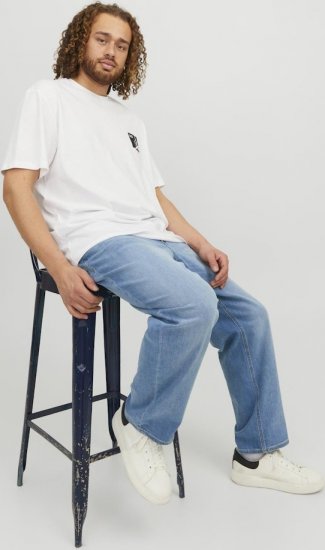Jack & Jones MIKE ORIGINAL AM 783 Jeans Blue Denim - Jeans og bukser - Store Bukser og Store Jeans