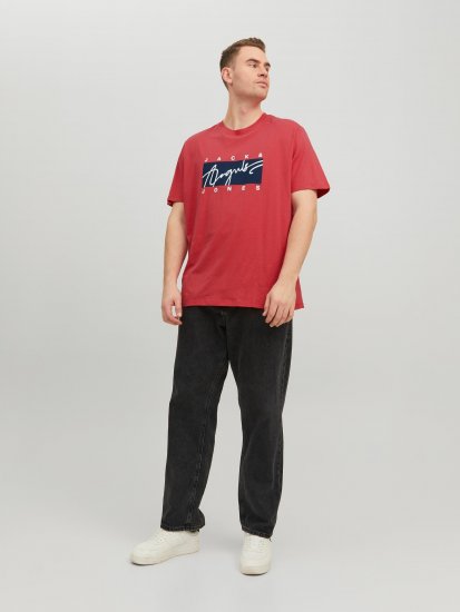 Jack & Jones JORJOSHUA T-shirt Red - T-skjorter - Store T-skjorter - 2XL-14XL