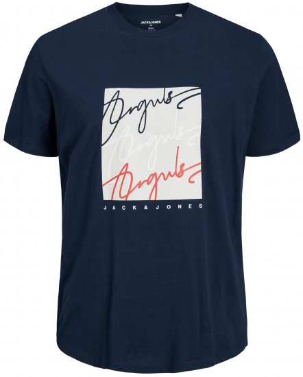 Jack & Jones JORJOSHUA T-shirt Navy - T-skjorter - Store T-skjorter - 2XL-14XL