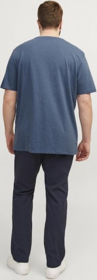 Jack & Jones PAULOS T-Shirt Denim Blue - T-skjorter - Store T-skjorter - 2XL-14XL