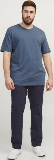 Jack & Jones PAULOS T-Shirt Denim Blue - T-skjorter - Store T-skjorter - 2XL-14XL