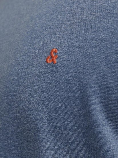 Jack & Jones PAULOS T-Shirt Denim Blue - T-skjorter - Store T-skjorter - 2XL-14XL