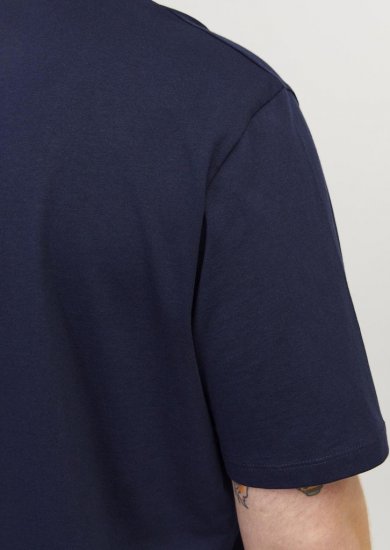 Jack & Jones PAULOS T-Shirt Navy Blazer - T-skjorter - Store T-skjorter - 2XL-14XL