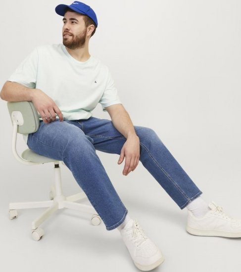 Jack & Jones GLENN ORIGINAL MF 071 Jeans Blue Denim - Jeans og bukser - Store Bukser og Store Jeans