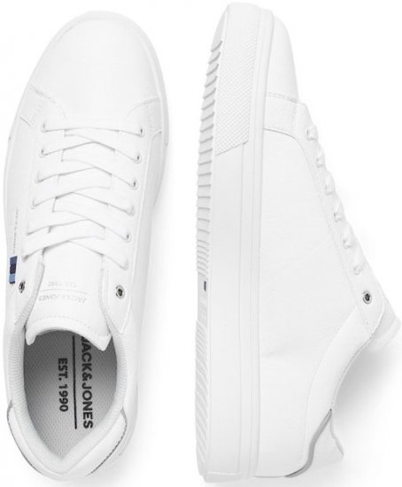 Jack & Jones Bale Sneakers Bright White - Herresko 40-52 - Herresko i store størrelser