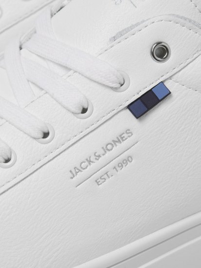 Jack & Jones Bale Sneakers Bright White - Herresko 40-52 - Herresko i store størrelser