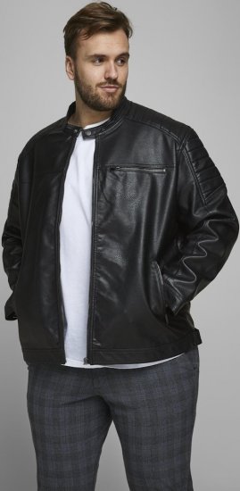 Jack & Jones ROCKY Jacket Black - Jakker - Store jakker - 2XL-12XL
