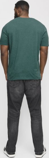 Jack & Jones ORGANIC T-Shirt Green/Melange - T-skjorter - Store T-skjorter - 2XL-14XL