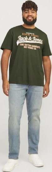 Jack & Jones JJELOGO O-Neck T-Shirt Kombu Green - T-skjorter - Store T-skjorter - 2XL-14XL