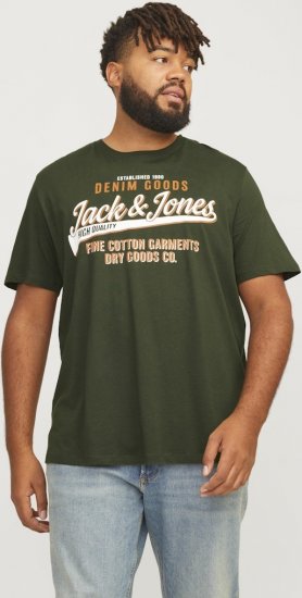 Jack & Jones JJELOGO O-Neck T-Shirt Kombu Green - T-skjorter - Store T-skjorter - 2XL-14XL