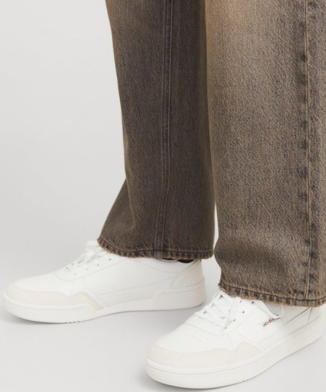 Jack & Jones Bounce Sneakers White/Navy BLAZE - Herresko 40-52 - Herresko i store størrelser