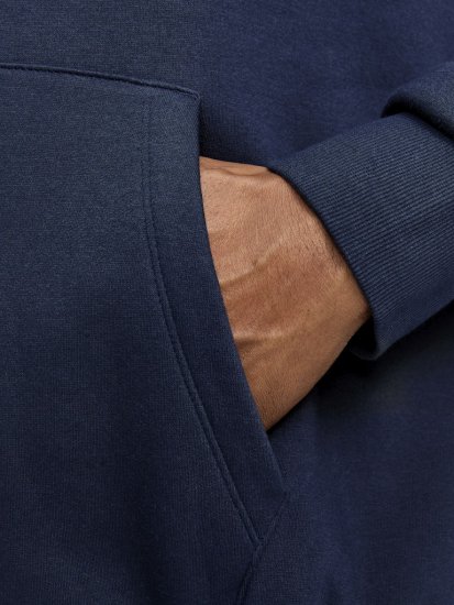 Jack & Jones CORP OLD LOGO REG FIT Hoodie Navy Blazer - Gensere og hettegensere - Store hettegensere - 2XL-14XL