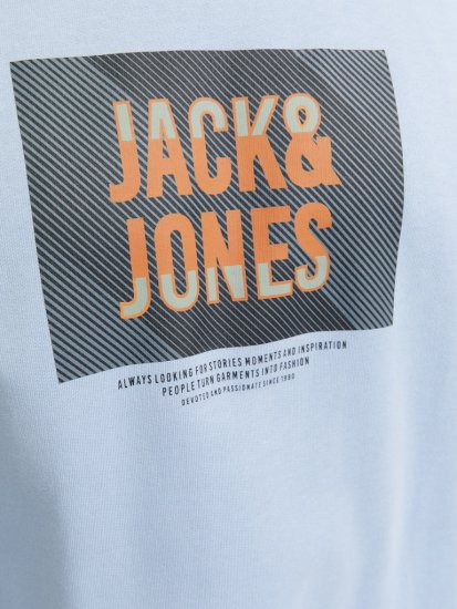 Jack & Jones HUDSON Sweatshirt Chambray Blue - Gensere og hettegensere - Store hettegensere - 2XL-14XL