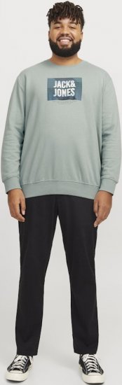 Jack & Jones HUDSON Sweatshirt Iceberg Green - Gensere og hettegensere - Store hettegensere - 2XL-14XL
