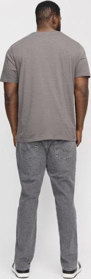 Jack & Jones GLENN ORIGINAL SQ 703 Grey Denim - Jeans og bukser - Store Bukser og Store Jeans