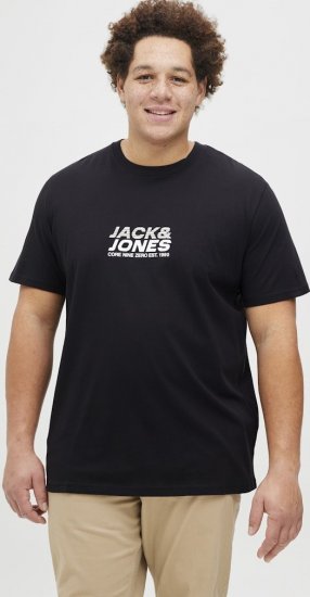 Jack & Jones Tarmac Branding Crew Neck T-Shirt Black - T-skjorter - Store T-skjorter - 2XL-14XL