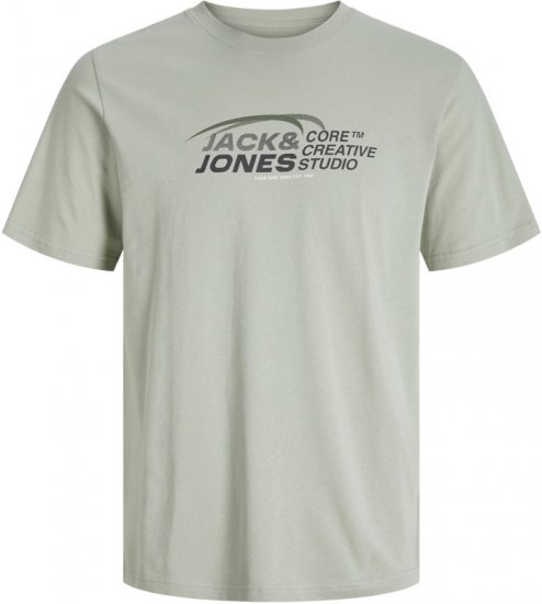 Jack & Jones Tarmac Branding Crew Neck T-Shirt Green - T-skjorter - Store T-skjorter - 2XL-14XL
