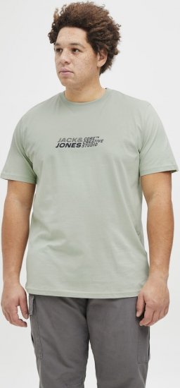 Jack & Jones Tarmac Branding Crew Neck T-Shirt Green - T-skjorter - Store T-skjorter - 2XL-14XL