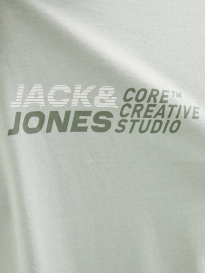 Jack & Jones Tarmac Branding Crew Neck T-Shirt Green - T-skjorter - Store T-skjorter - 2XL-14XL