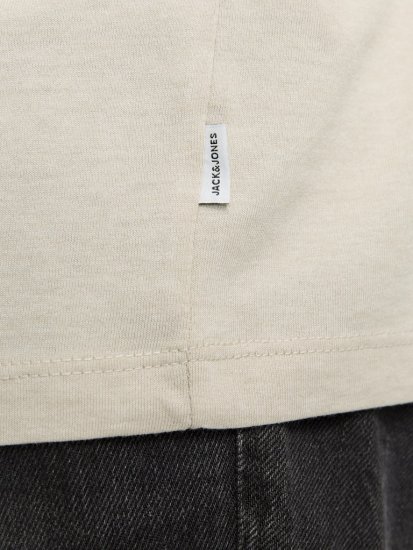 Jack & Jones ORGANIC T-Shirt Grey/Melange - T-skjorter - Store T-skjorter - 2XL-14XL