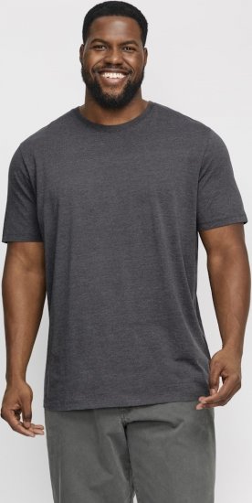 Jack & Jones ORGANIC T-Shirt Dark Grey Melange - T-skjorter - Store T-skjorter - 2XL-14XL