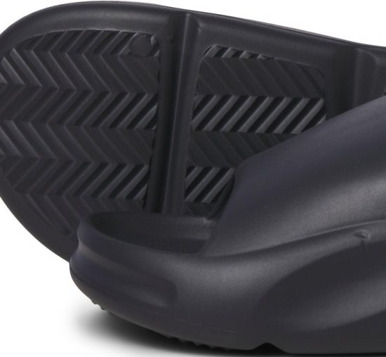 Jack & Jones Status Moulded Slippers Black - Herresko 40-52 - Herresko i store størrelser