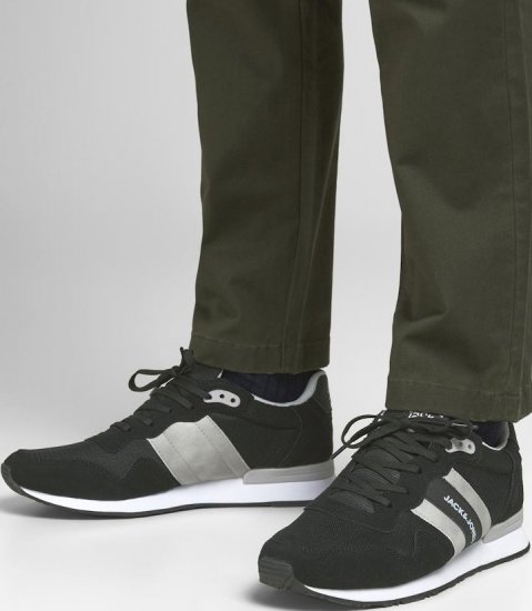 Jack & Jones Stellar Mesh Sneakers Black - Herresko 40-52 - Herresko i store størrelser