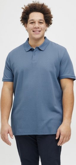Jack & Jones AUSTIN CLASSIC Polo Blue - Polo- & piqueskjorter - Poloskjorte i store størrelser - 2XL-8XL
