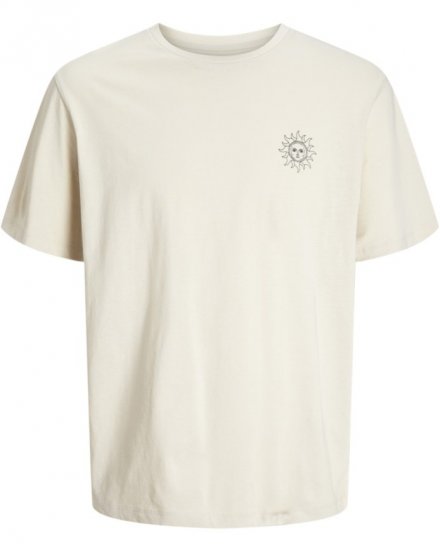 Jack & Jones Jackie Crew Neck T-Shirt Moonbeam - T-skjorter - Store T-skjorter - 2XL-14XL