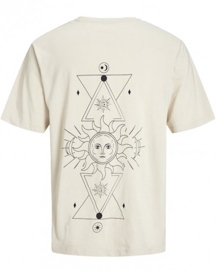 Jack & Jones Jackie Crew Neck T-Shirt Moonbeam - T-skjorter - Store T-skjorter - 2XL-14XL
