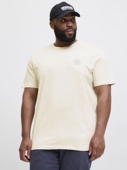 Jack & Jones Jackie Crew Neck T-Shirt Moonbeam - T-skjorter - Store T-skjorter - 2XL-14XL