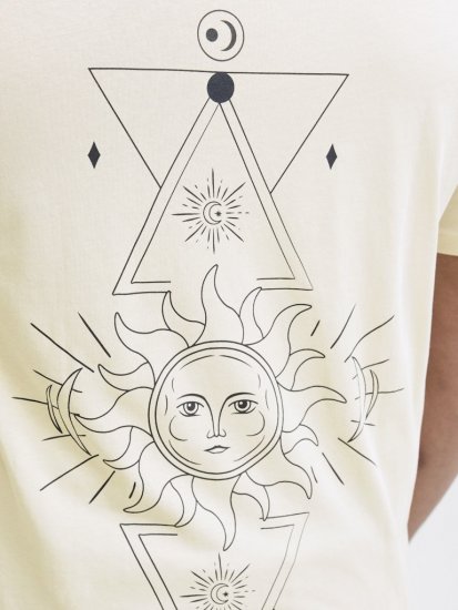 Jack & Jones Jackie Crew Neck T-Shirt Moonbeam - T-skjorter - Store T-skjorter - 2XL-14XL