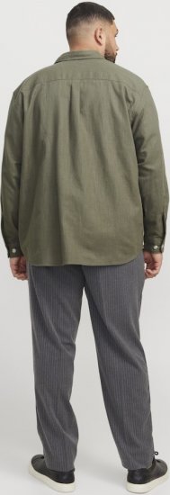 Jack & Jones Raymond Spring Long Sleeve Overshirt Green - Skjorter - Store skjorter - 2XL-8XL