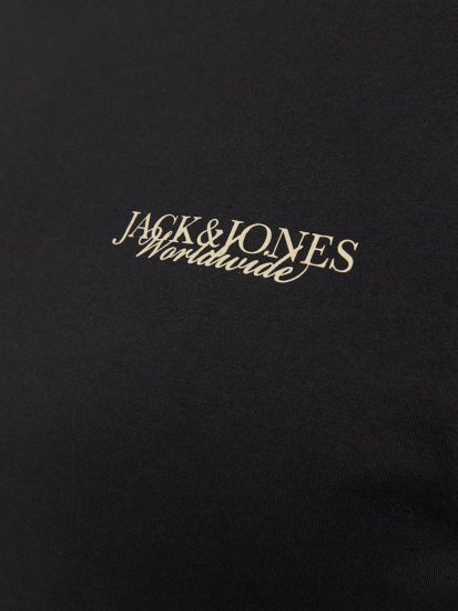 Jack & Jones Boston Photo Crew Neck T-Shirt Black - T-skjorter - Store T-skjorter - 2XL-14XL
